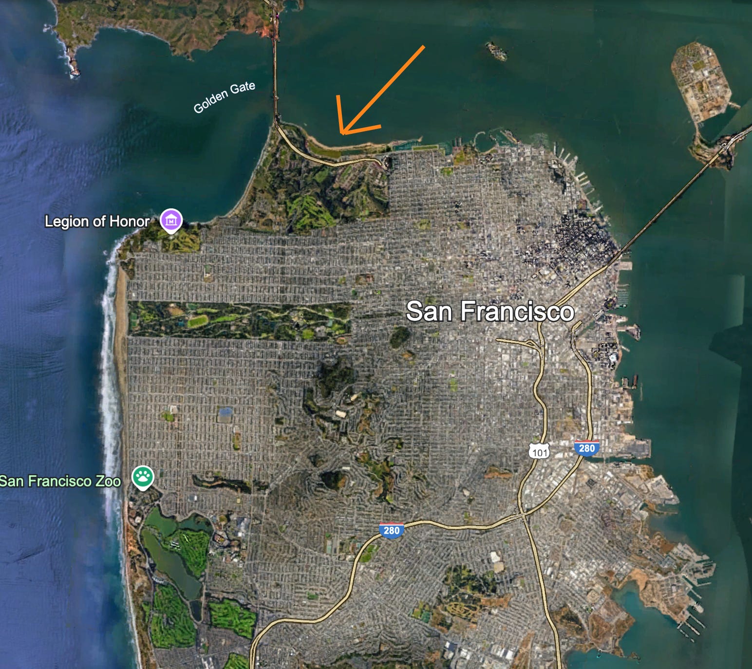 The Presidio in context