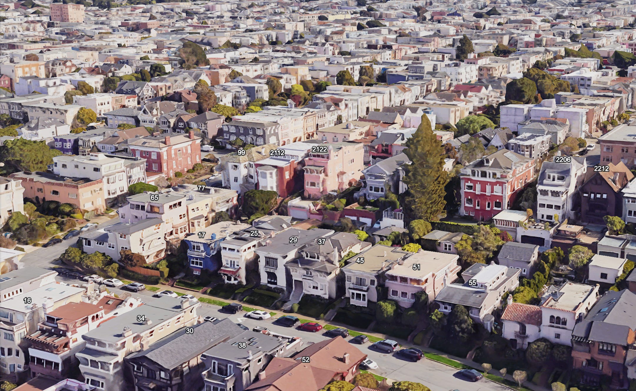 Undeniably beautiful homes and a lovely place to live, but this doesn't make sense given the massive demand for housing