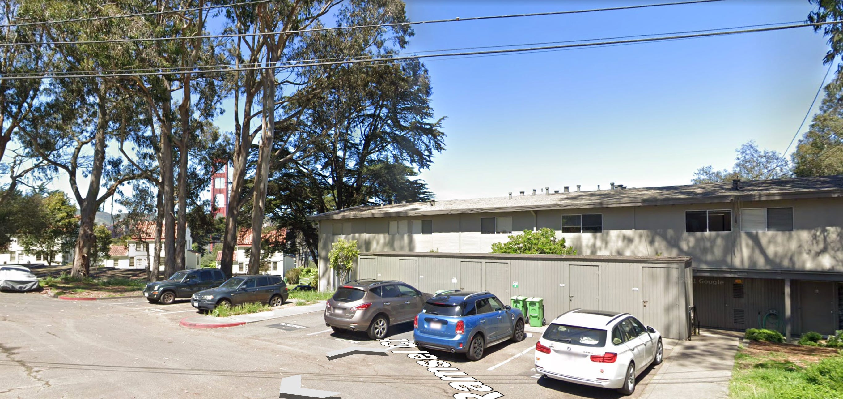 That's the Golden Gate Bridge! This land is worth $30 million per acre! This makes no sense.