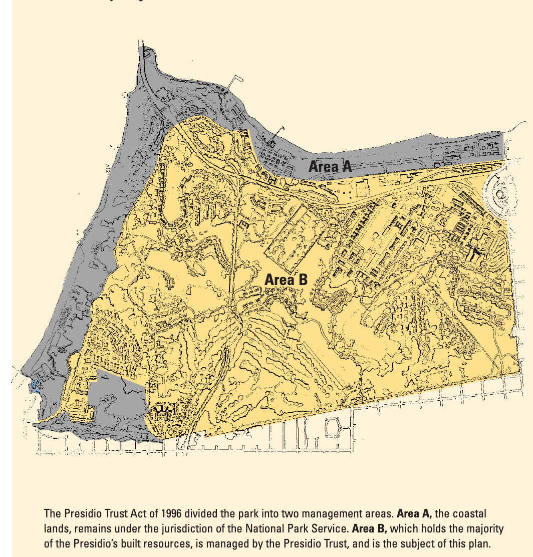 Most of the natural areas worth preserving as a National Park are in Area A, which the Trust does not have control over
