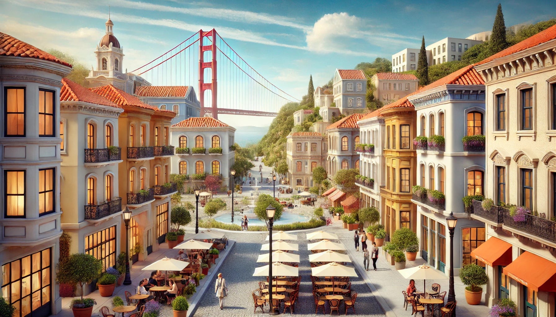 It should be easy enough to take the best towns in Europe and bring them here.