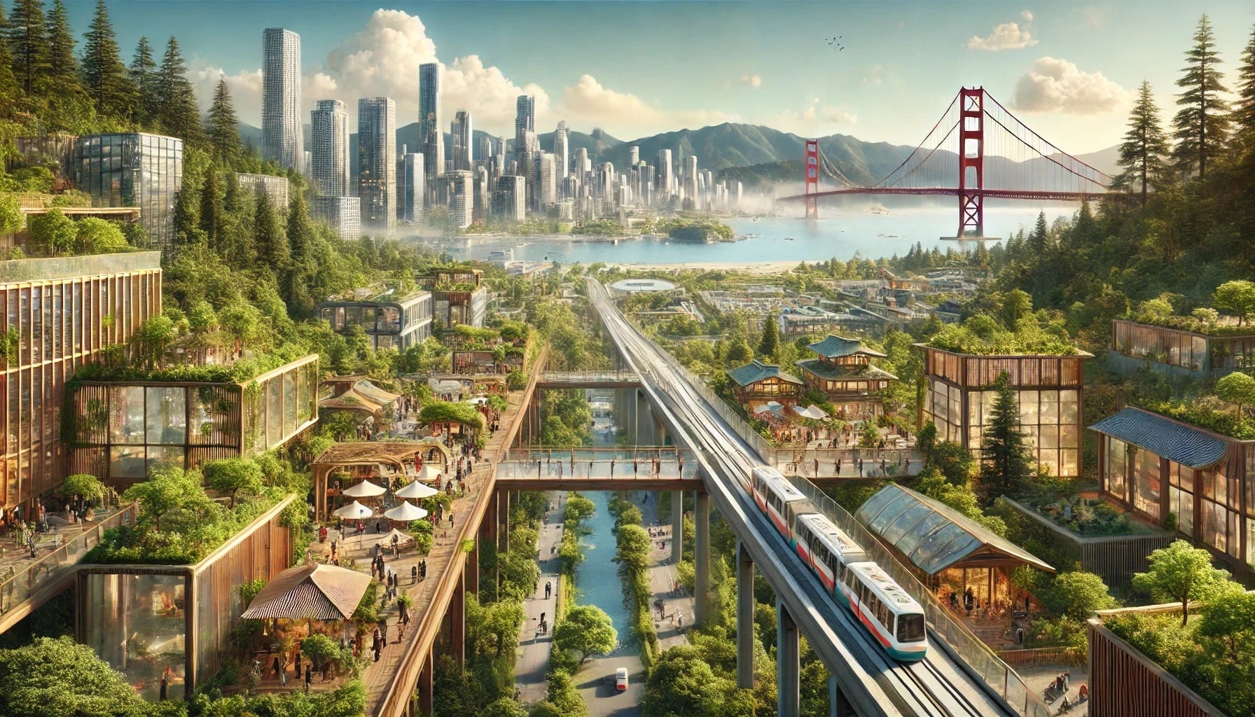 The twin cities of the Golden Gate can have a population upwards of 1m with the Marin Headlands unlocked